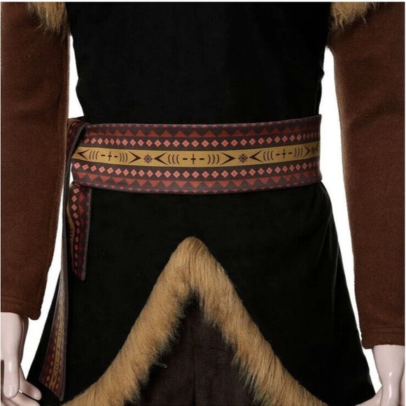 Frozen 2 Cosplay Prince Kristoff Costume Coat Halloween Outfit Full Set Disney - Picture 12 of 16